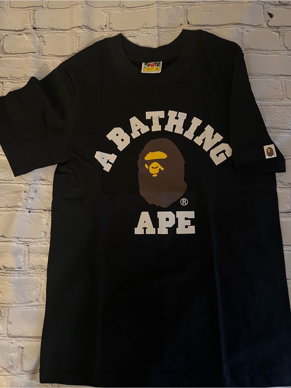 Bape shirt, Black Logo Graphic Tee